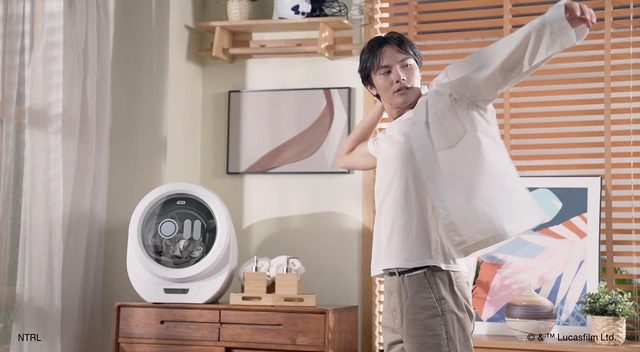 スター・ウォーズ限定デザイン！超小型衣類乾燥機「Morus Zero」