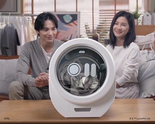 スター・ウォーズ限定デザイン！超小型衣類乾燥機「Morus Zero」