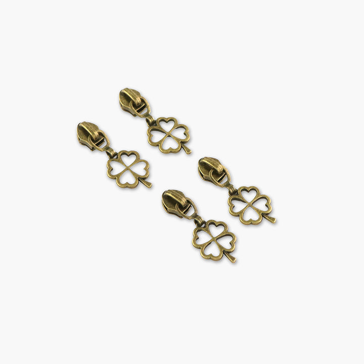 Four Four-leaf Clover Zipper Pulls – Sallie Tomato