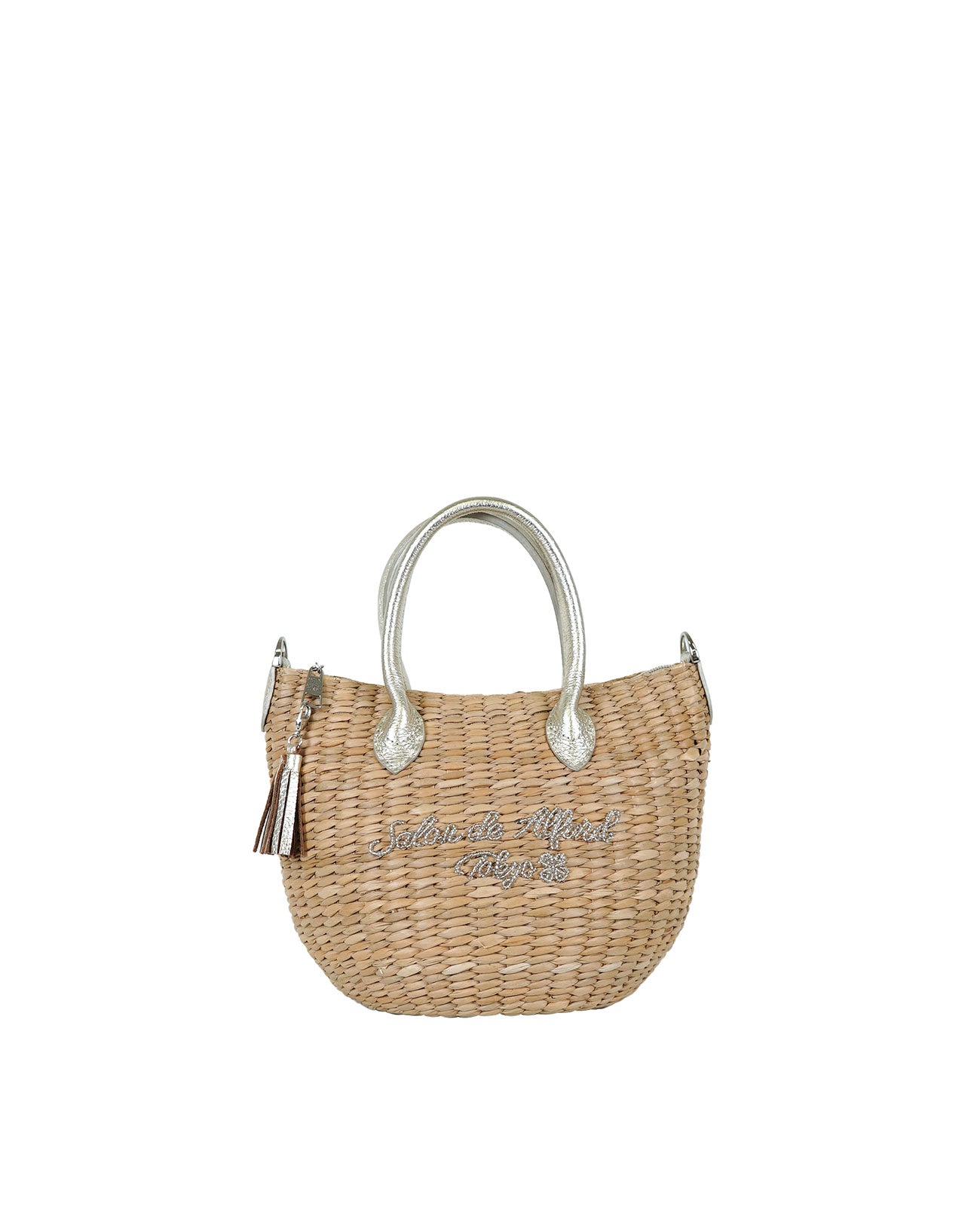 かごZIP付ミニバッグ クローバーロゴ 1802