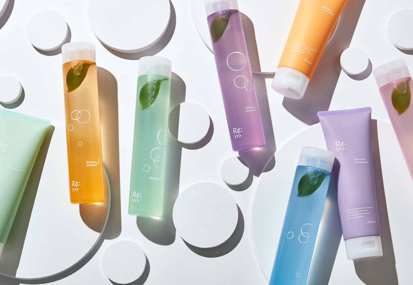 ＊新品未開封アジュバンコスメ　Re: シャンプー とトリートメント　2セット＊ Re: 【セット】アジュバン Re:シャンプー（リ： シャンプー）600ml／Re