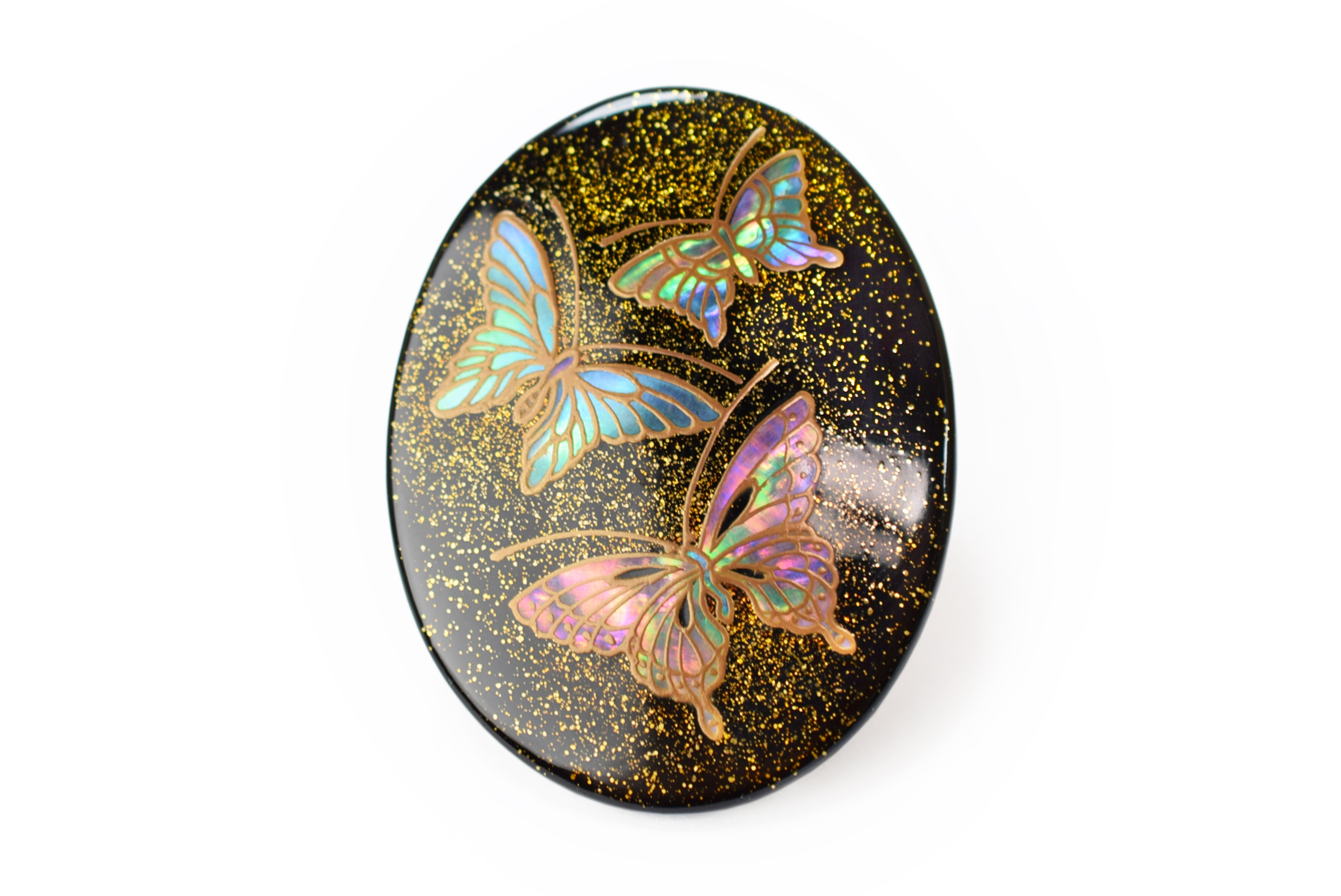 螺鈿ブローチ 蝶 - SAGARADEN.com