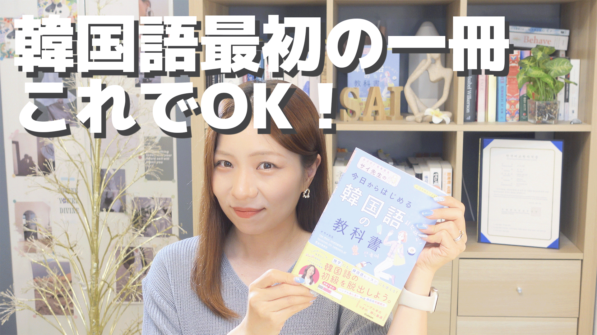 おすすめ韓国語テキスト】「サイ先生の今日からはじめる韓国語の教科書