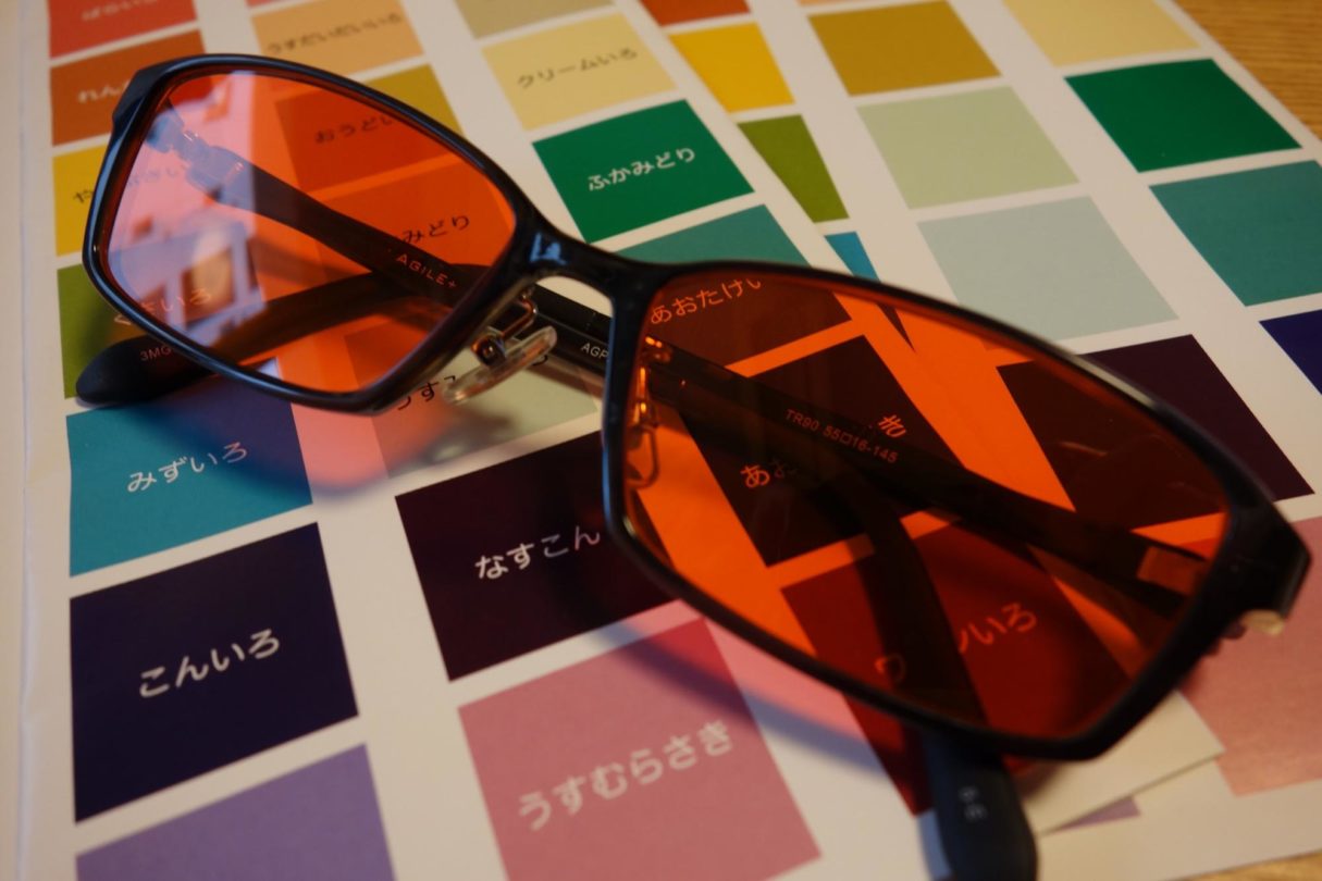 ネオダルトン 色覚補正メガネ Carreraフレーム ほぼ未使用 赤補正 2026