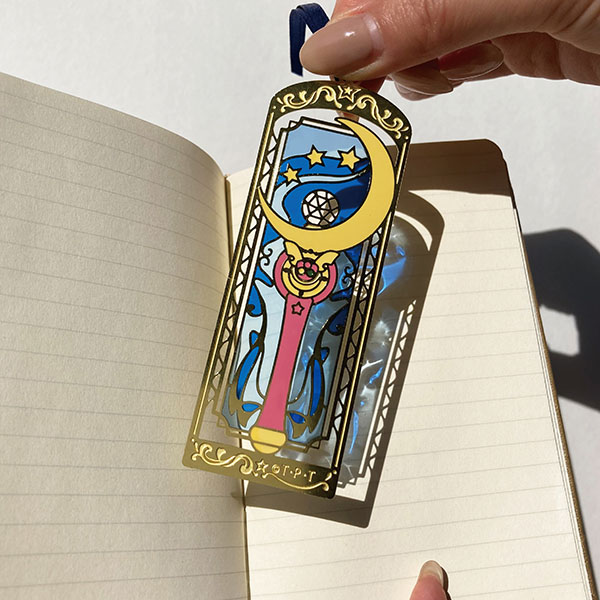 ストアオリジナル クリップ＆ブックマーカー(変身ブローチ&ムーン