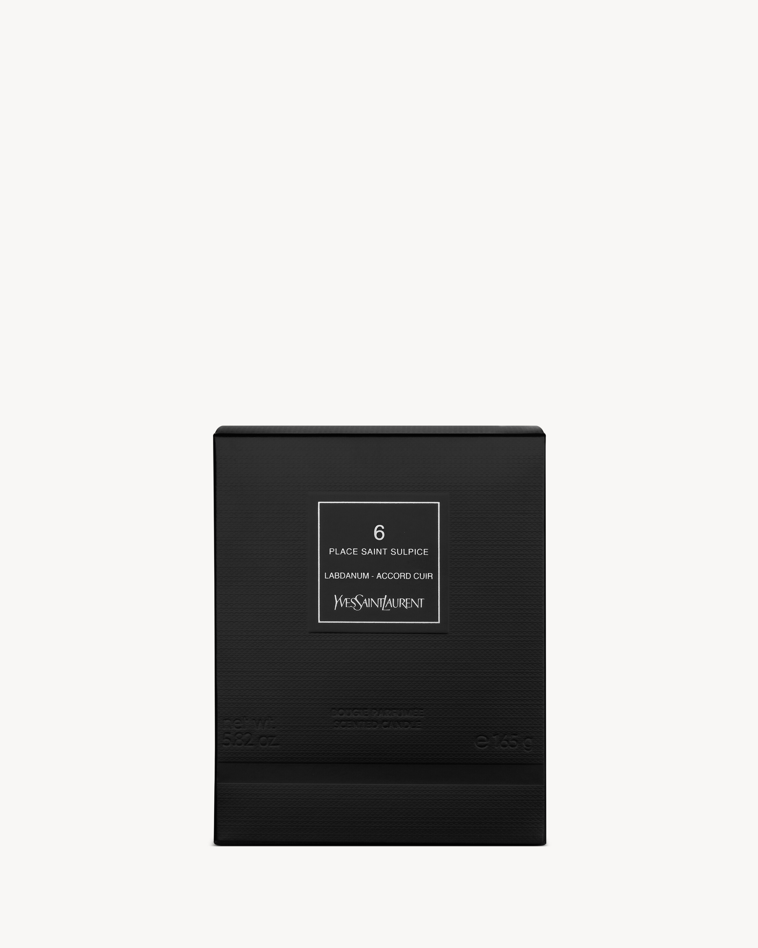 6 place Saint Sulpice Candle in Black | Saint Laurent | YSL EN-JP