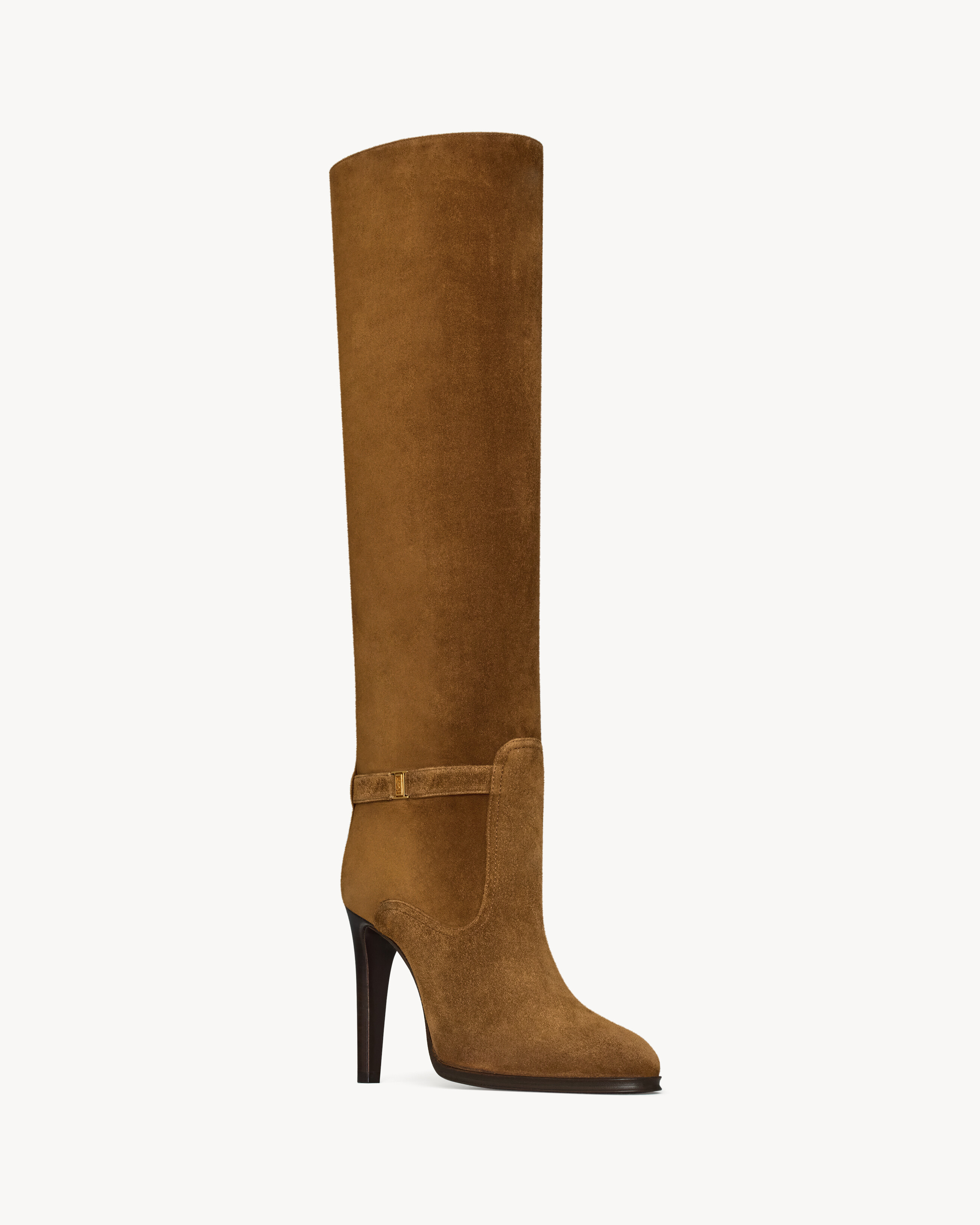DIANE boots in suede in Brown | Saint Laurent | YSL EN-US