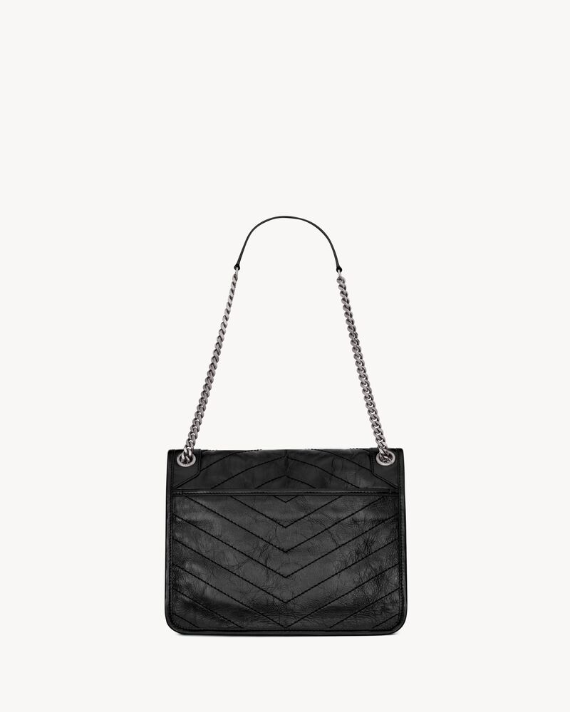 ニキ ベイビー（ヴィンテージレザー） ブラック | Saint Laurent | YSL