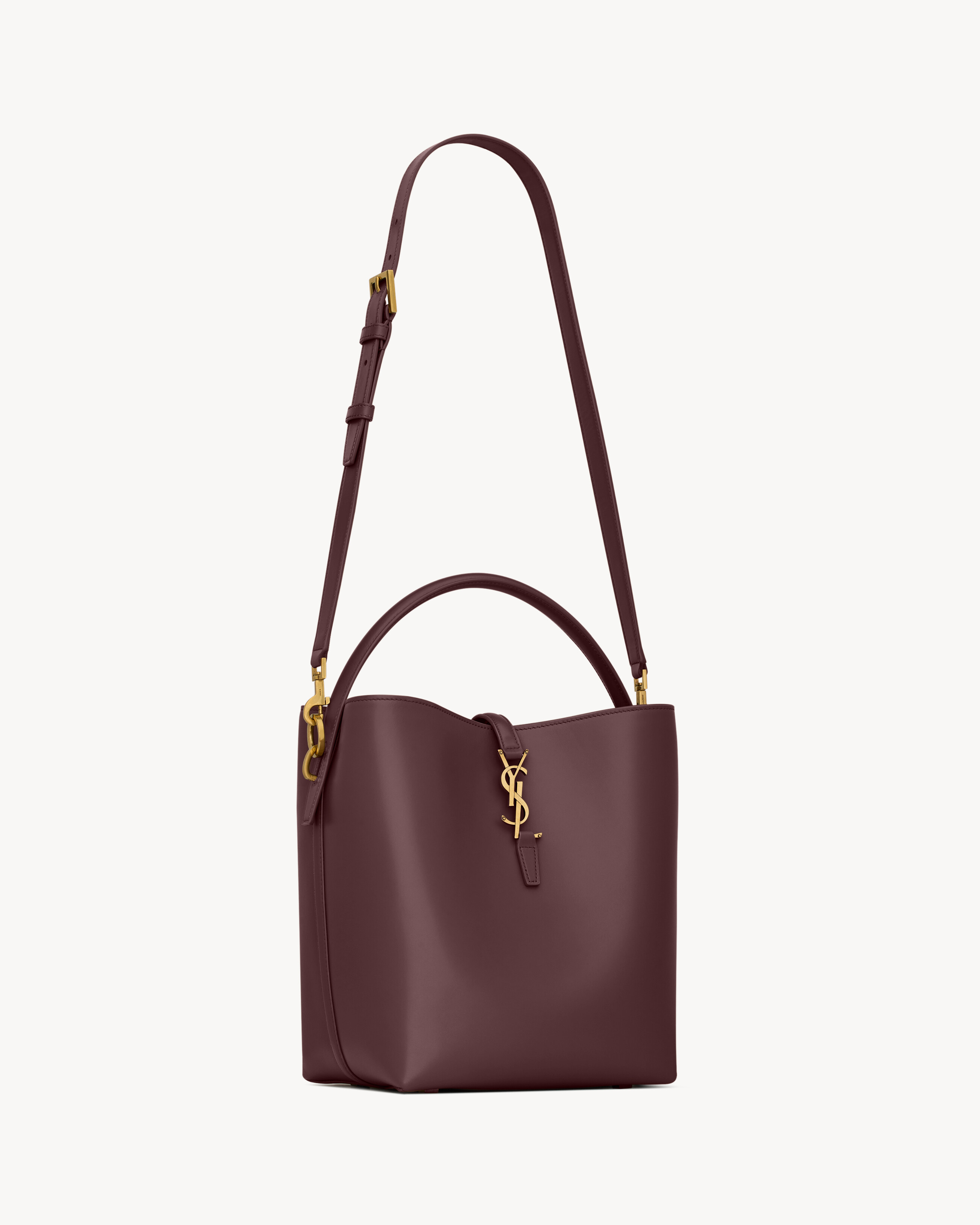 Le 37 in shiny leather in Bordeaux | Saint Laurent | YSL EN-US