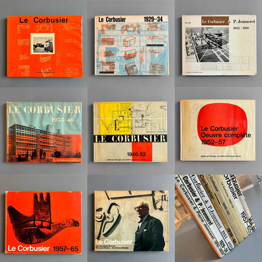 Le Corbusier - Oeuvre complète - 8 Volumes - Editions Girsberger