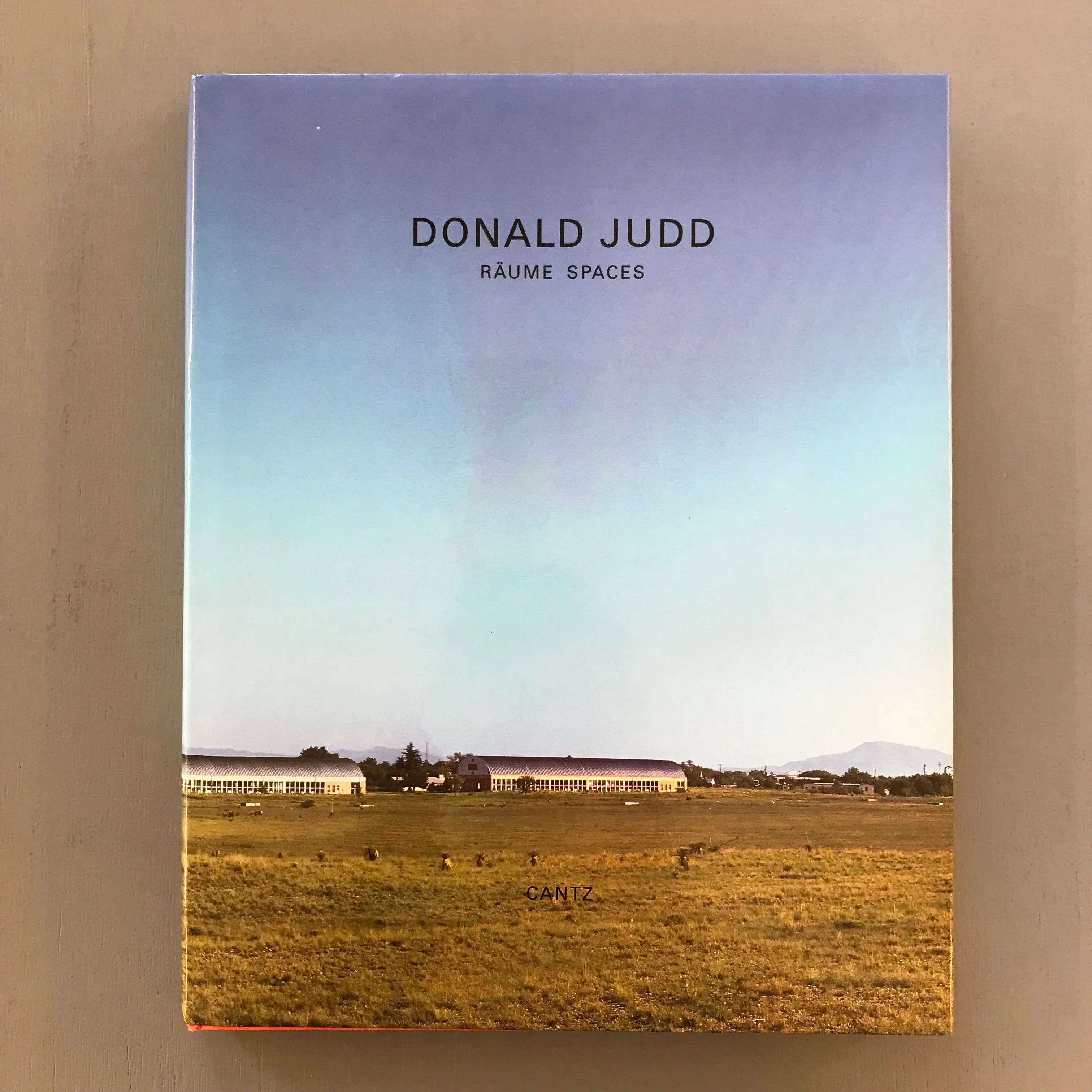 Donald Judd - Räume spaces - Cantze Verlag 1993 - Saint-Martin