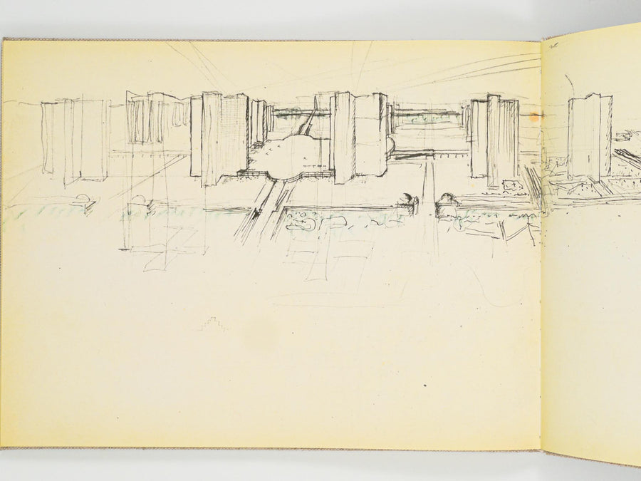 LE CORBUSIER (Jeanneret) | Replica/ Facsimilie Sketchbook – Saint Page