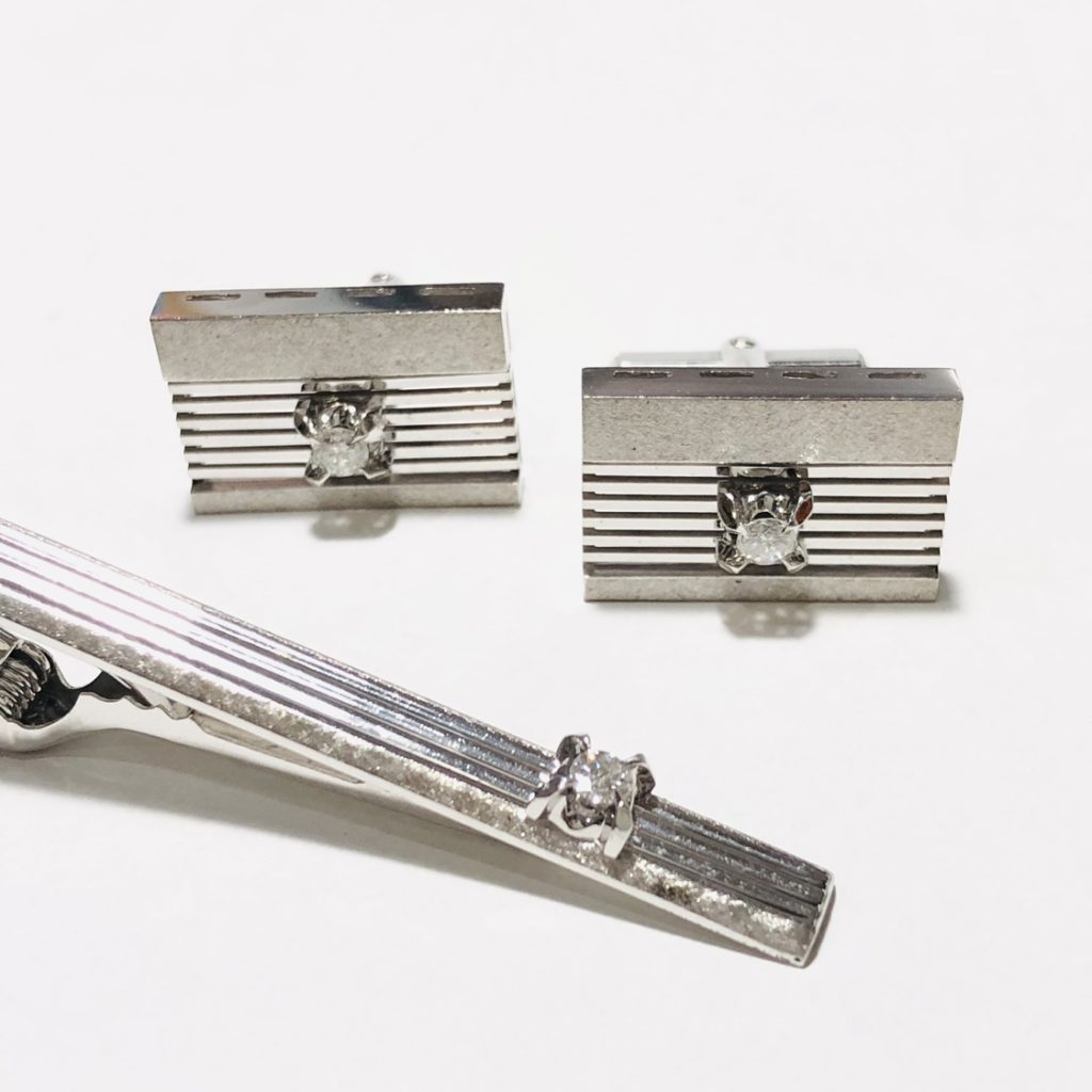 K14WG（14金ホワイトゴールド） ネクタイピン /カフスボタンの買取実績