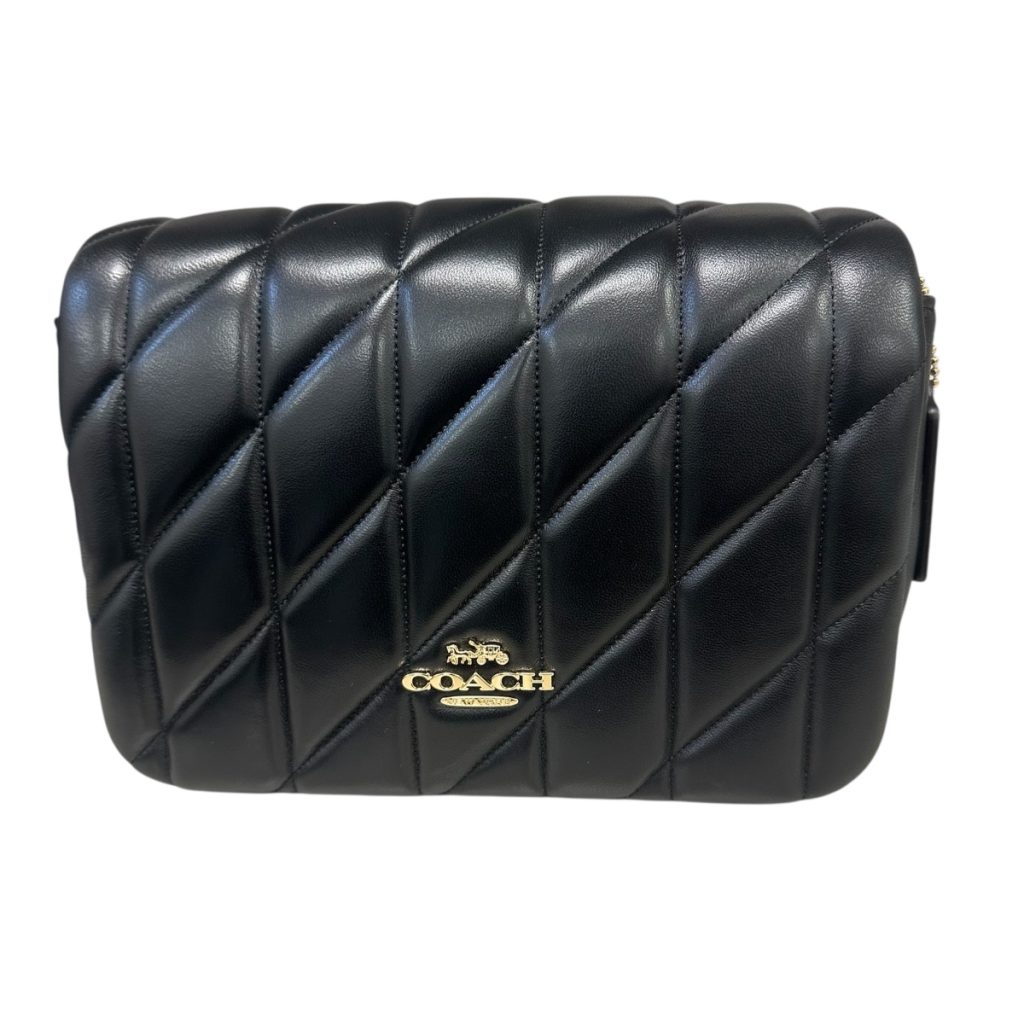 COACH（コーチ） キルティング ショルダーバッグ ブラックの買取実績