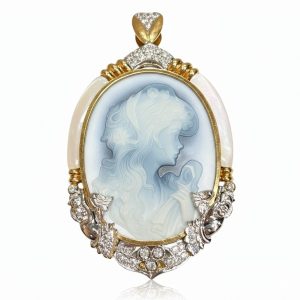 K18 カメオブローチ(ペンダントトップ)の買取実績 | 買取専門店さすがや