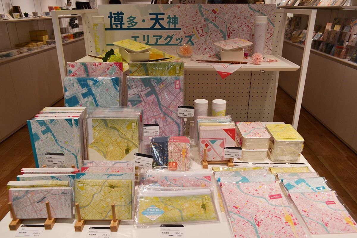 地図をデザイン！ ゼンリンのオリジナルグッズ専門店が福岡・新天町に