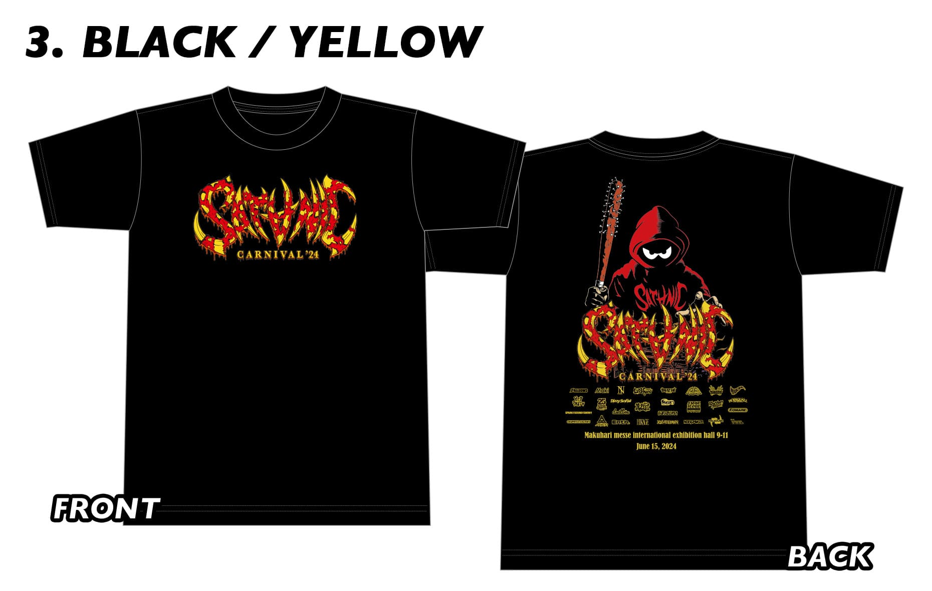SATANIC CARNIVAL 2024＞Goods INFO!! | SATANIC ENT.