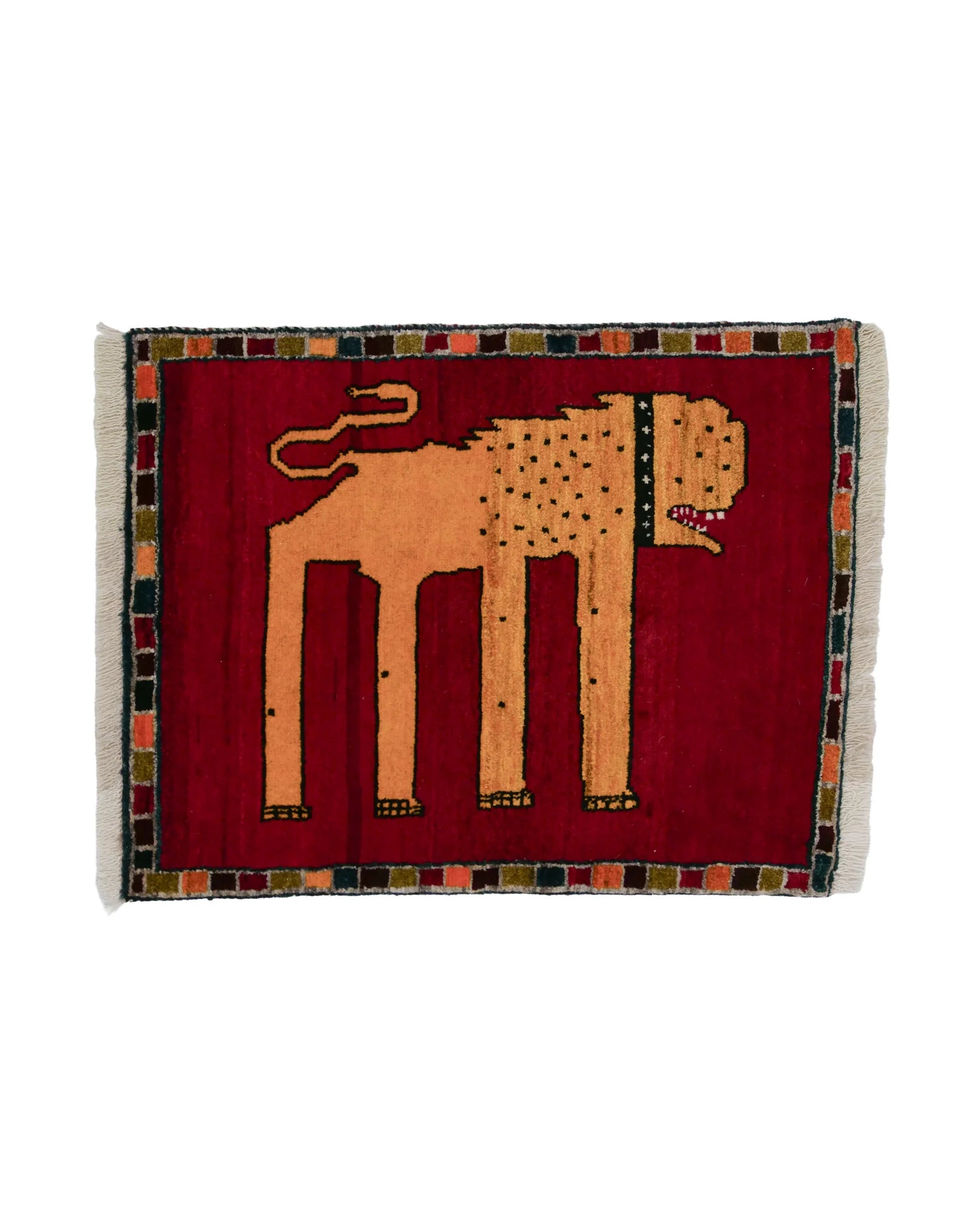 ライオンギャッベ【サティラグス | 手織り絨毯専門店】