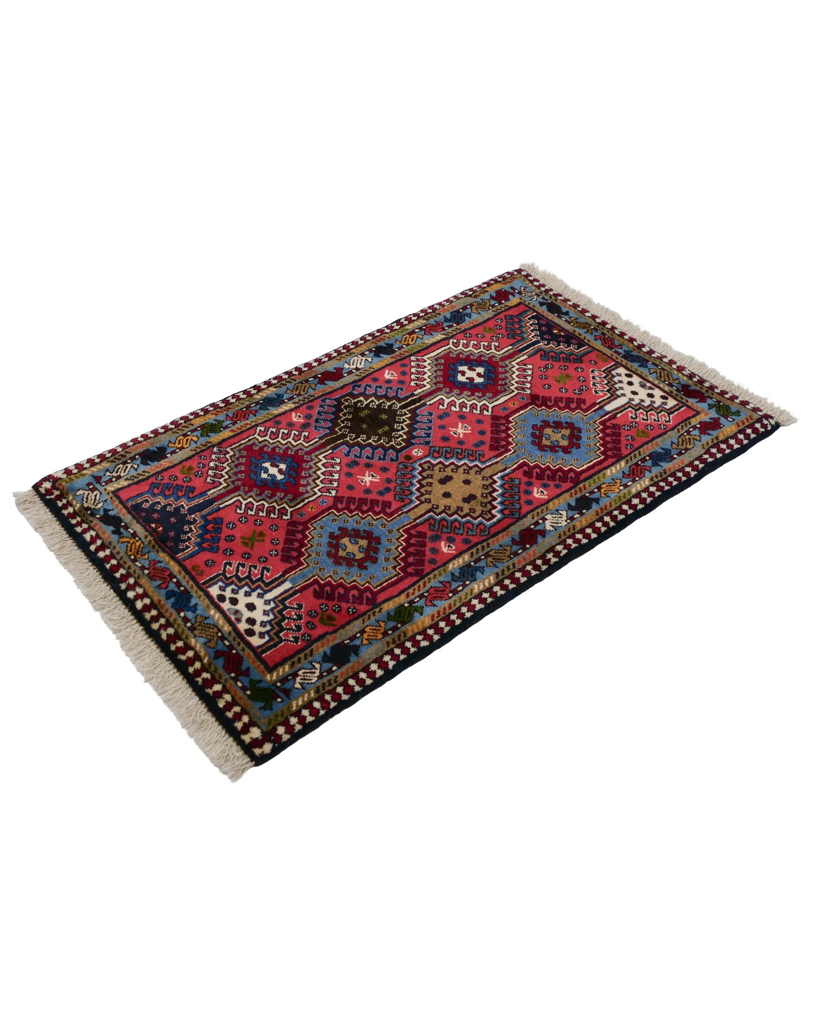 ペルシャ絨毯 ヤラメ 約60cm x 100cm｜SATHI RUGS