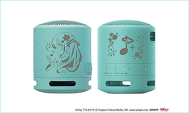 初音ミクデザインのイヤホンとスピーカー ソニーストアにて受注を開始!