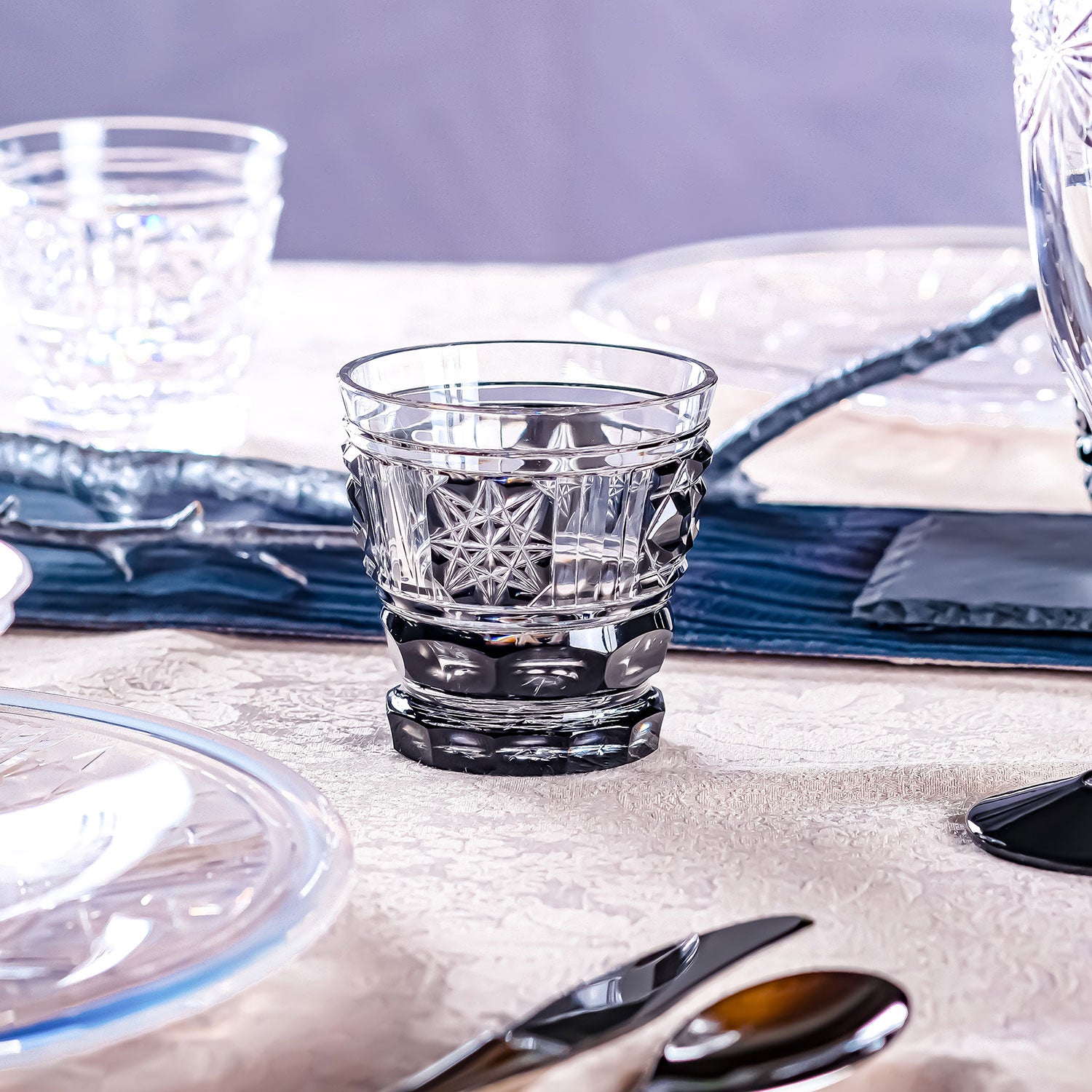 島津薩摩切子】思無邪 オンザロックグラス – ㈱島津興業 島津薩摩切子