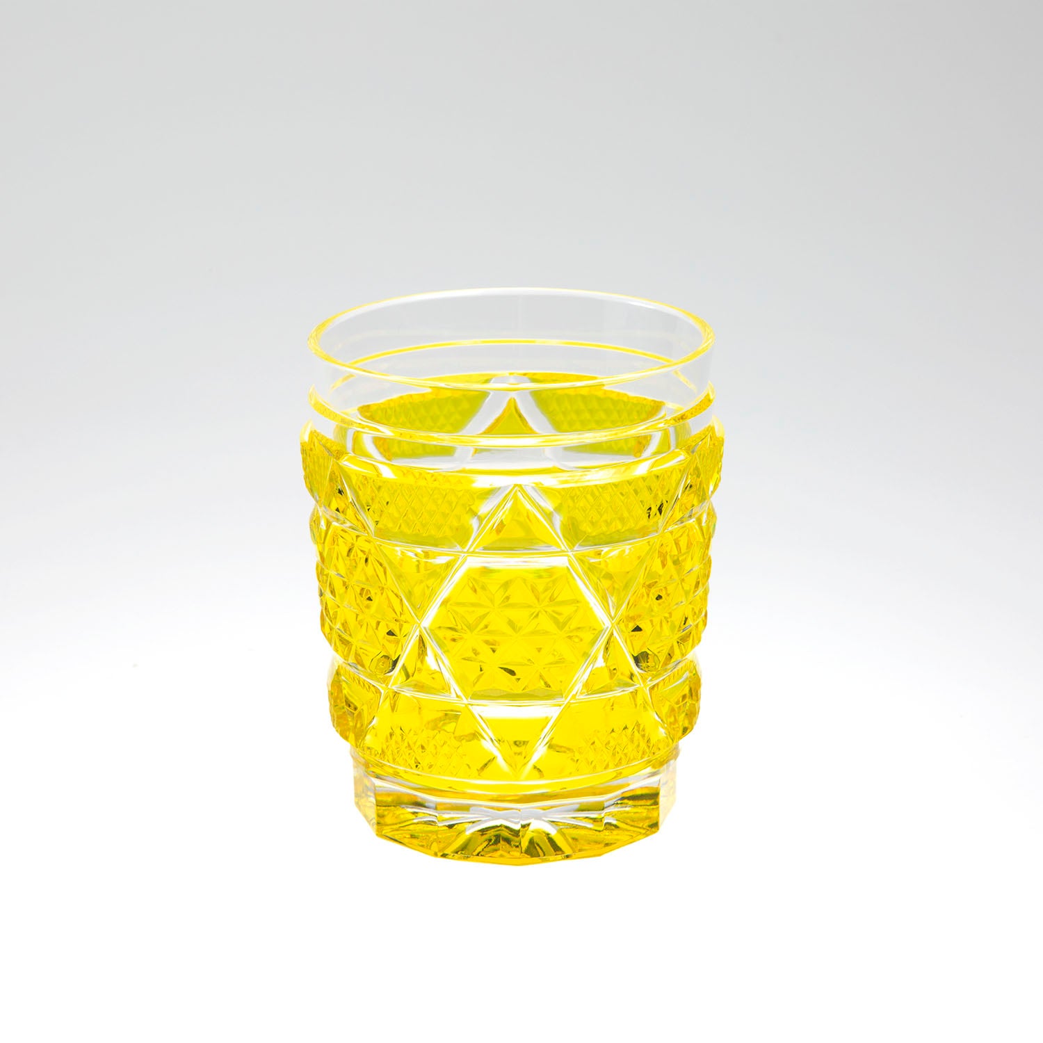 島津薩摩切子】 創作 オールドファッションタンブラー cut15 – ㈱島津