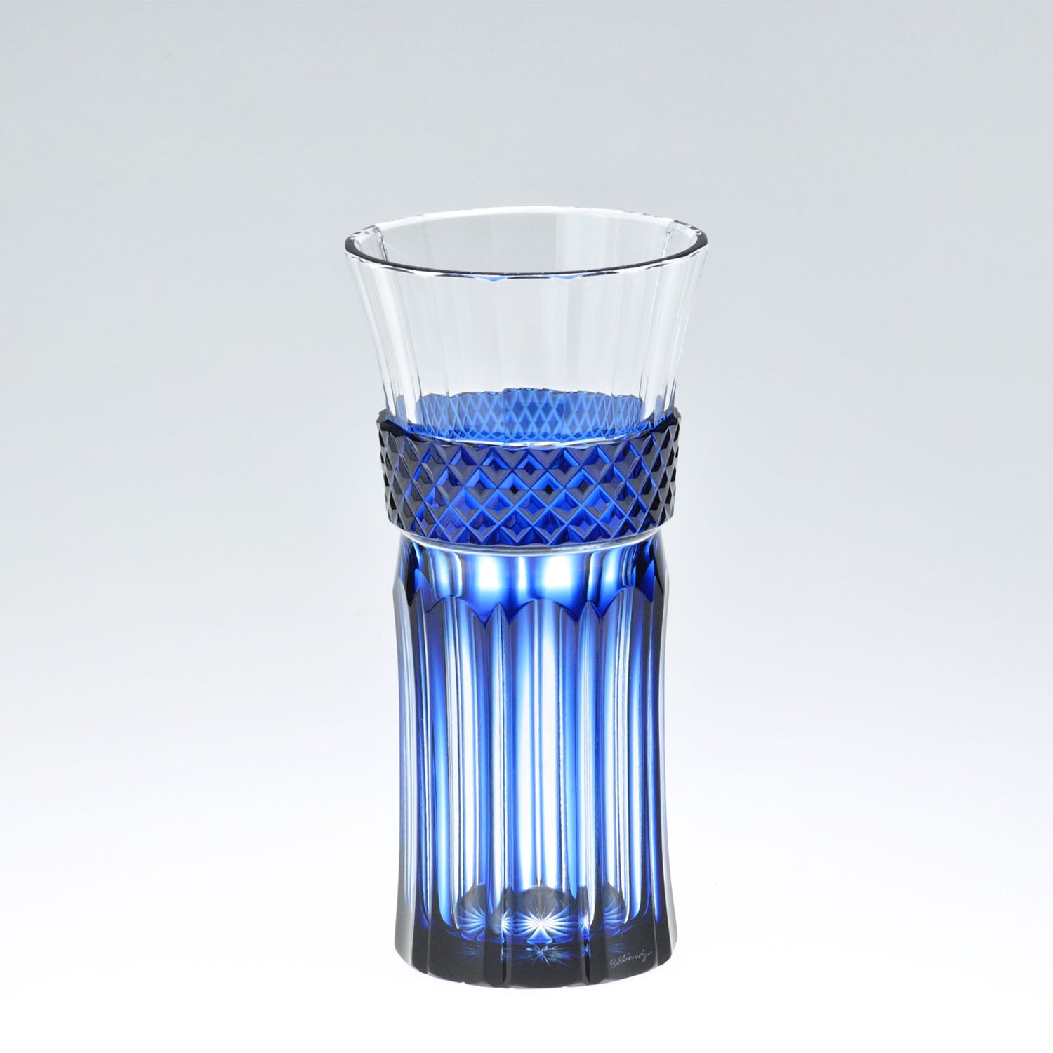 島津薩摩切子】 創作 麦酒器Ⅰ – ㈱島津興業 島津薩摩切子