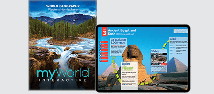 myWorld Interactive | Middle School Social Studies Curriculum | Savvas