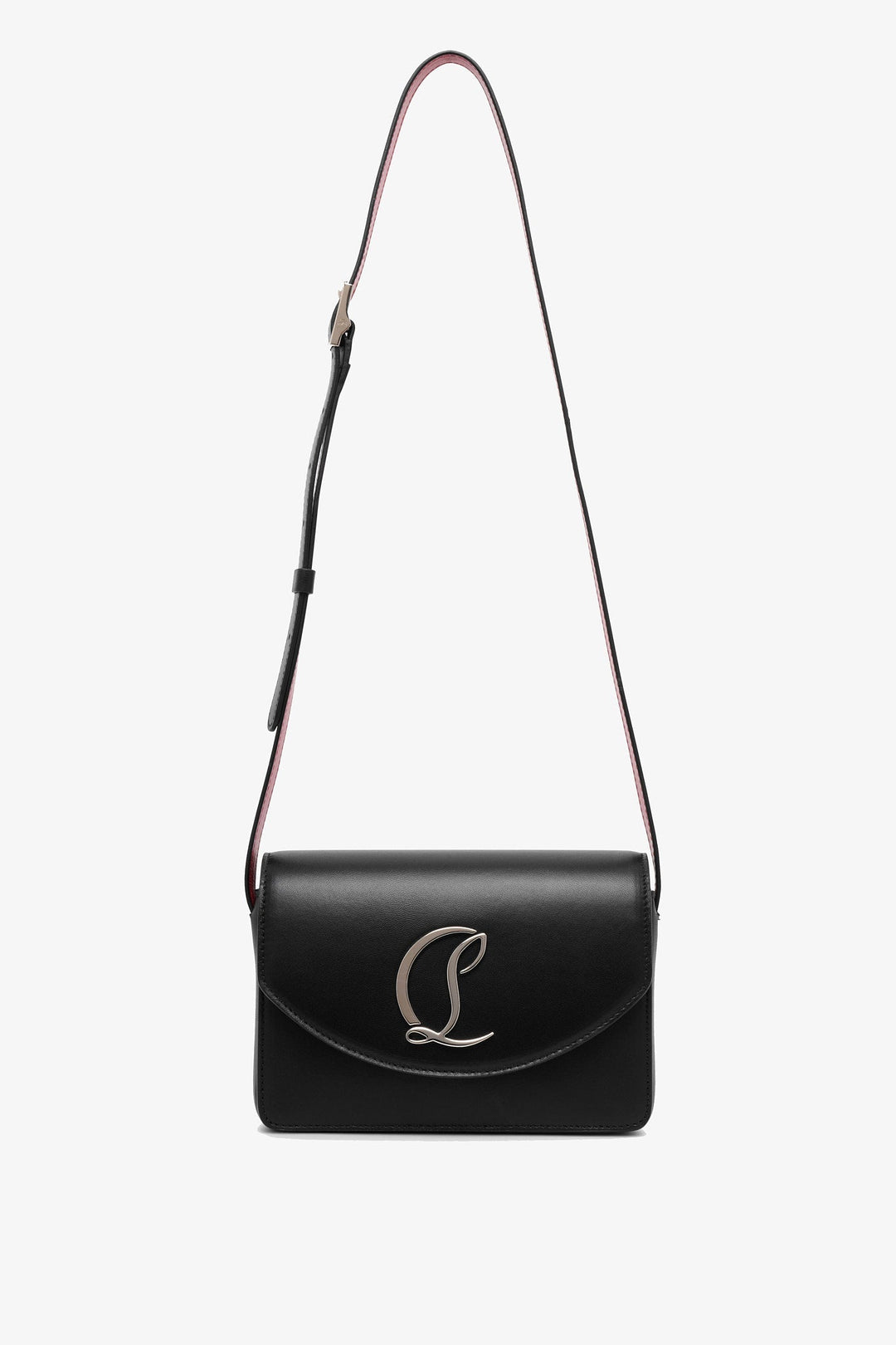 Christian Louboutin | Loubi54 small black leather crossbody bag