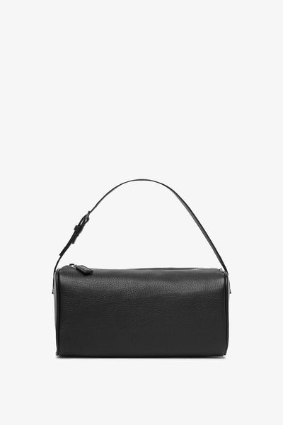 The Row | 90's black small grain leather bag | Savannahs