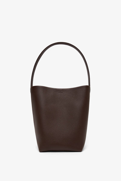 The Row | Medium N/S burgundy leather tote bag | Savannahs