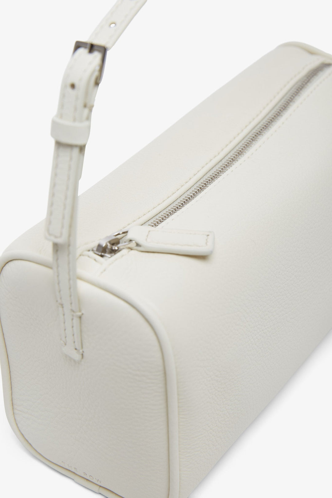 The Row | 90's ivory small grain leather bag | Savannahs