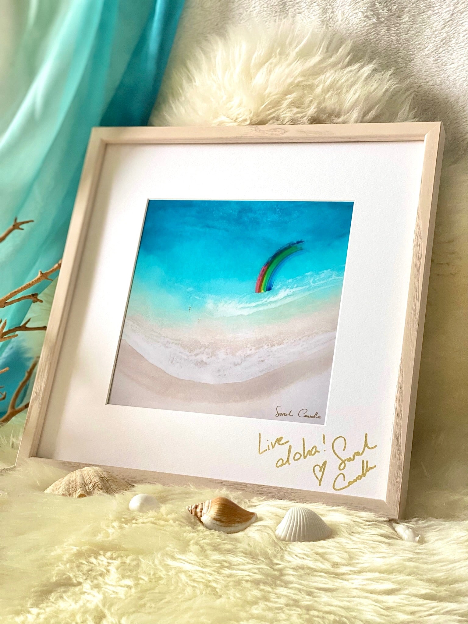 限定商品】Sarah Caudle直筆サイン入りセット_SQサイズ”Aloha