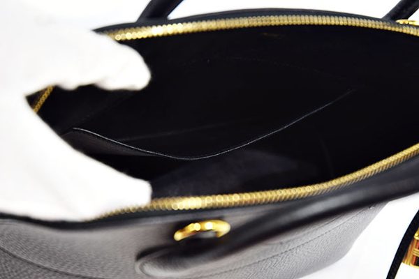 売切】エルメス ボリード31 アルデンヌ しっかりした黒ランクA