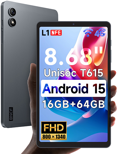 Pad5❣️アンドロイド14 アンドロイド14 タブレット、8.68インチ 1280