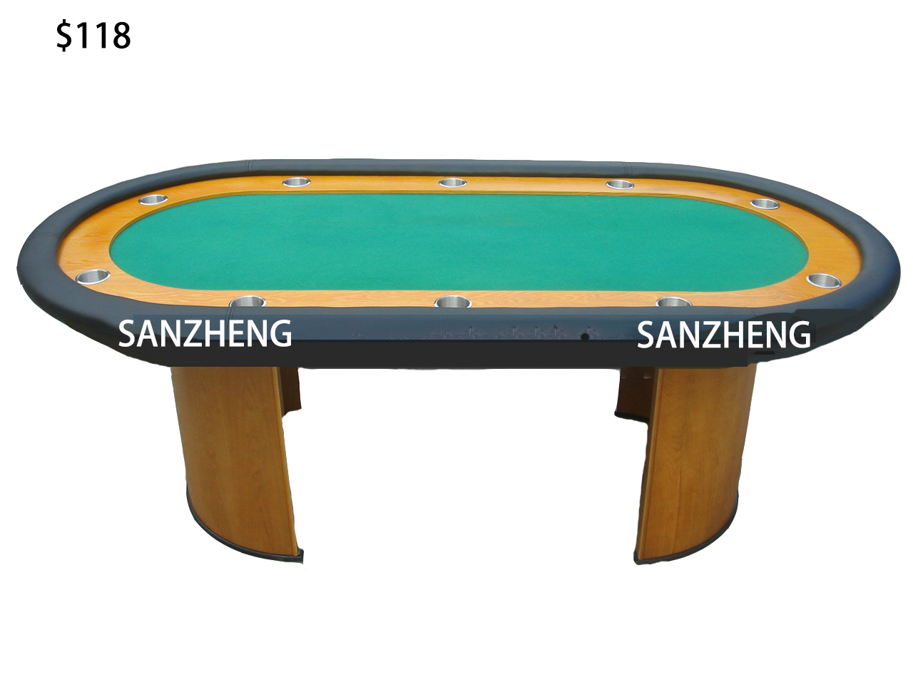 ウッドカジノ ブラックジャックテーブル カスタム 10席 ポーカーテーブル