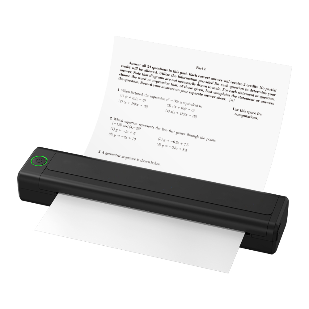 NEWYESポータブルA4サーマルミニプリンタ技術インクレスプリンタ