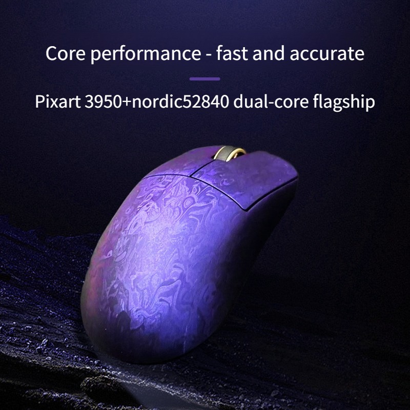Ultra Lightweight IPI Qi Pro Wireless Gaming Mouse - 42000 DPI