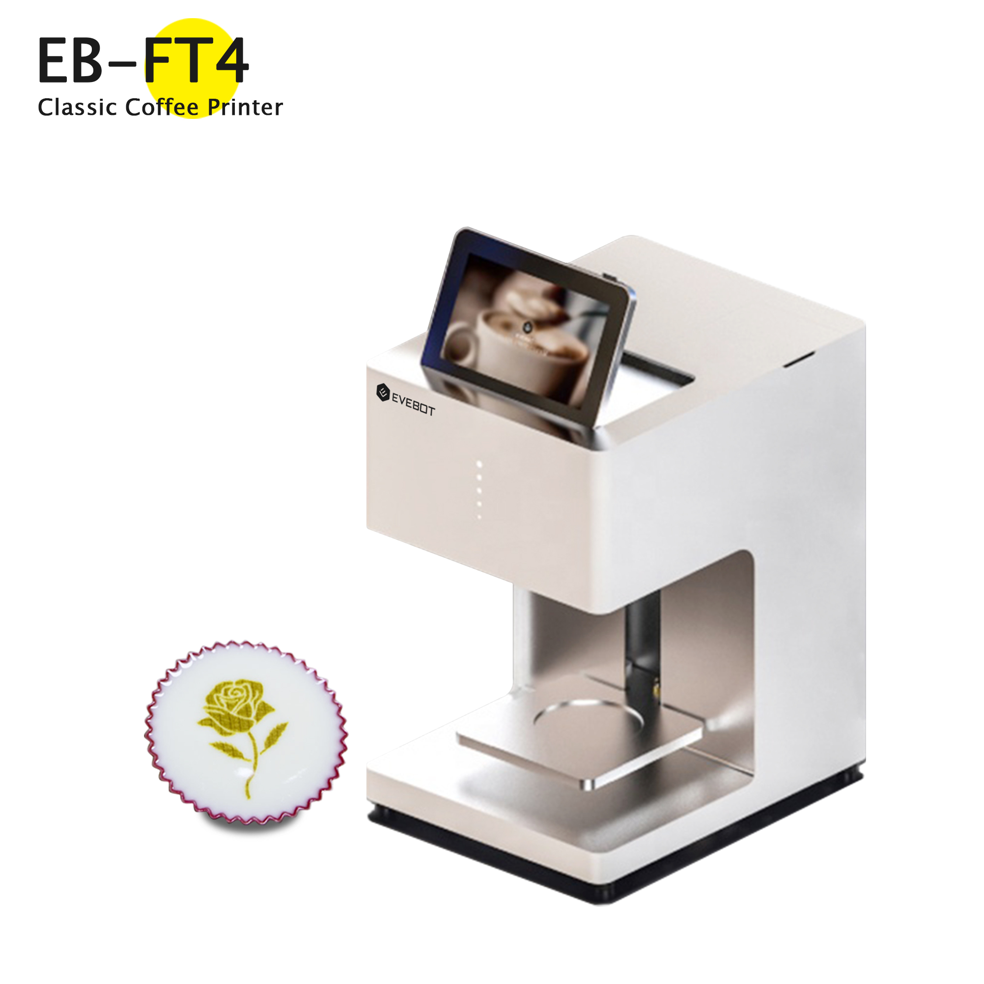 Evebot EB-FT4 3D Edible Ink Printer for Cakes & Latte Art