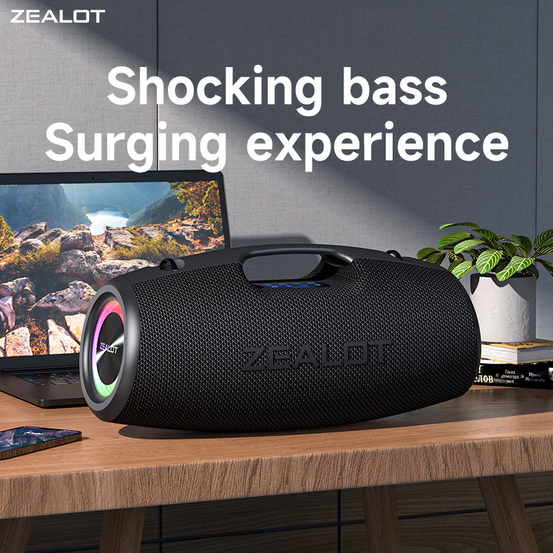 Zealot S78 100W Waterproof Bluetooth Speaker with 24000mAh Battery