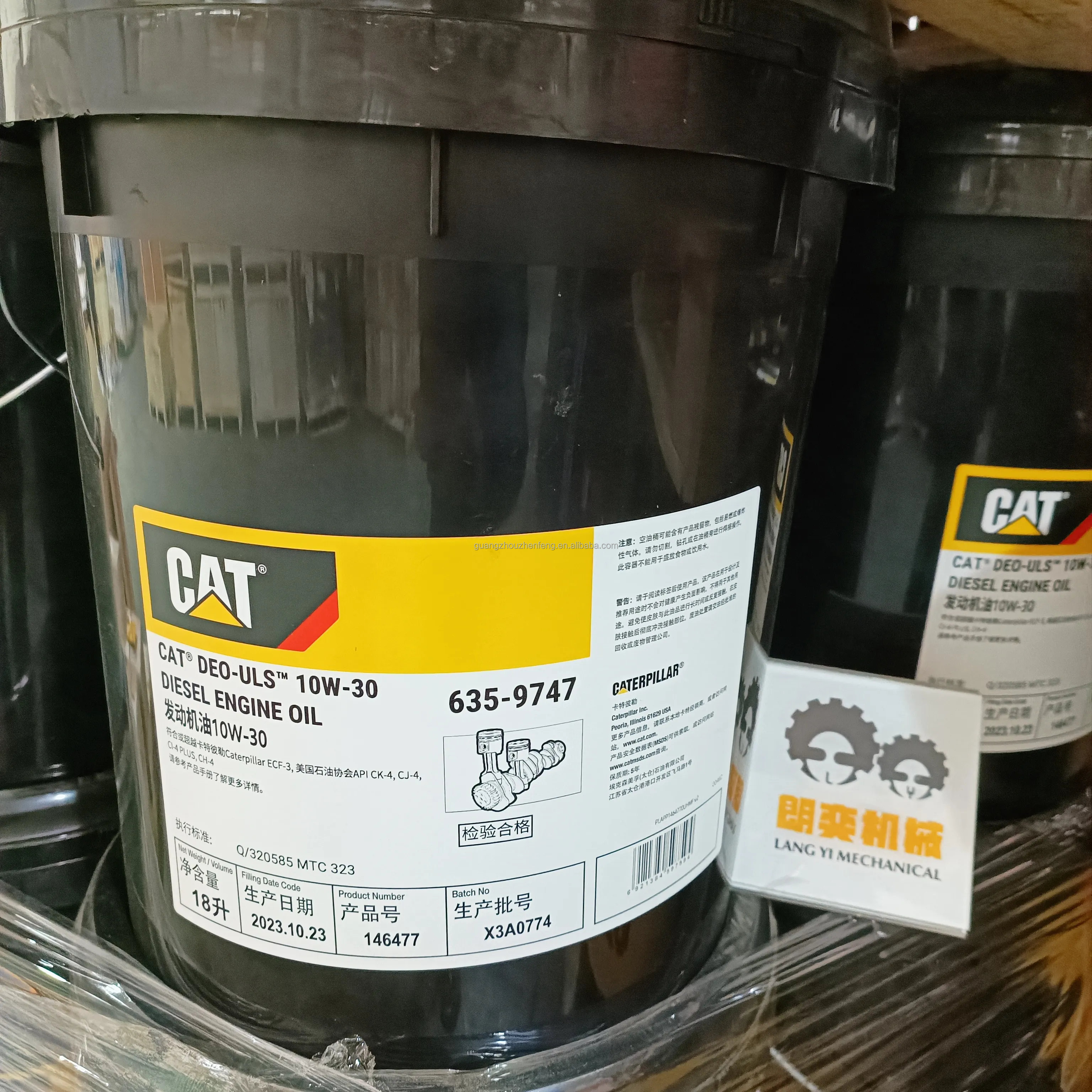 Cat Hydo Advanced 10 Hydraulic Oil (ISO 46 / SAE 10W) - 20L, 6