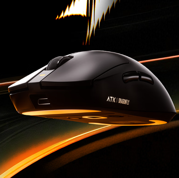 ATK Dragonfly A9 ゲーミングマウス 26000DPI 充電式 5ボタン 2.4GHz