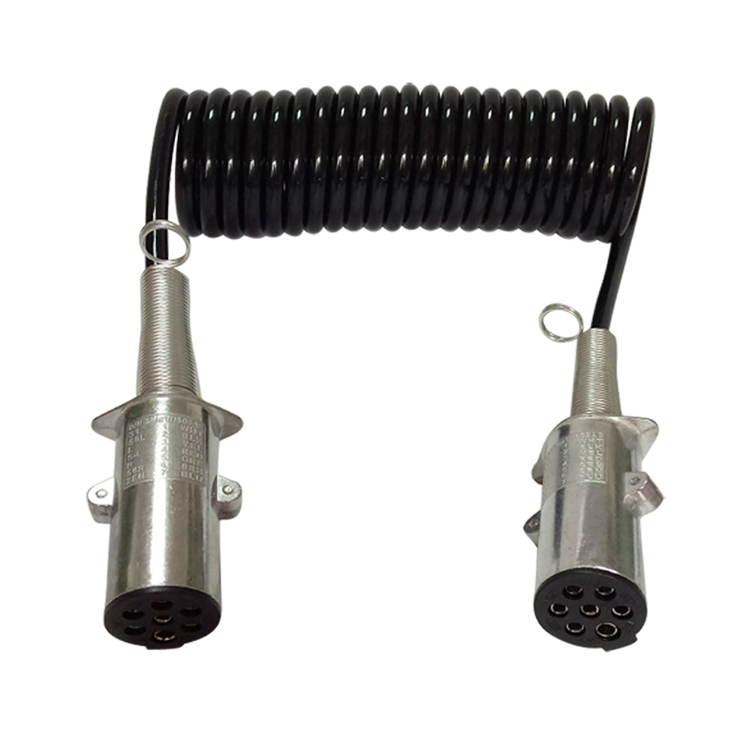 ABSトレーラースパイラル電源ケーブル7コアトレーラーケーブル電気