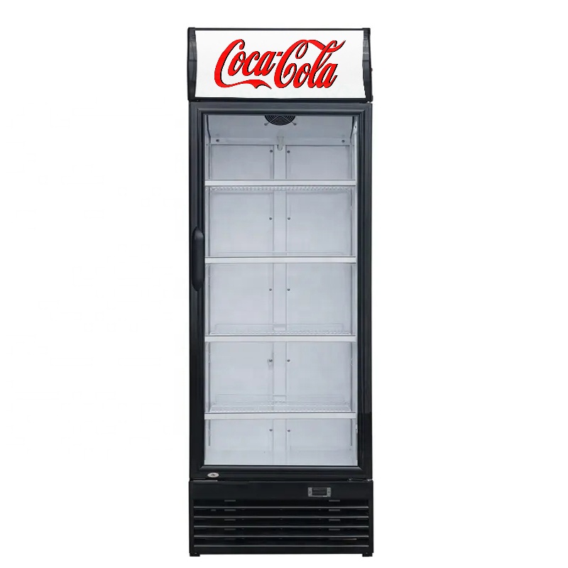 Single Door Glass Door Refrigerator for Coca Cola - 130W Display