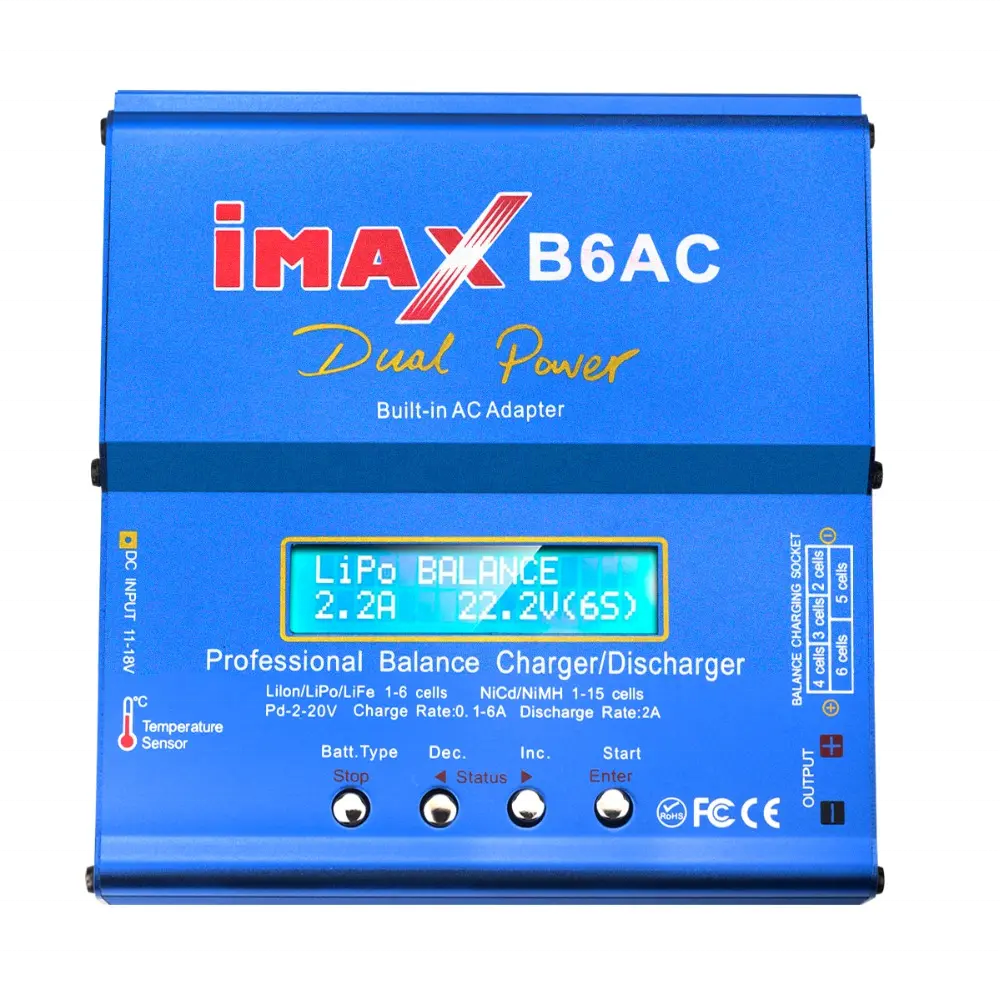 IMAX B6AC dual power バッテリー充電器，放電機 IMAX B6AC dual power