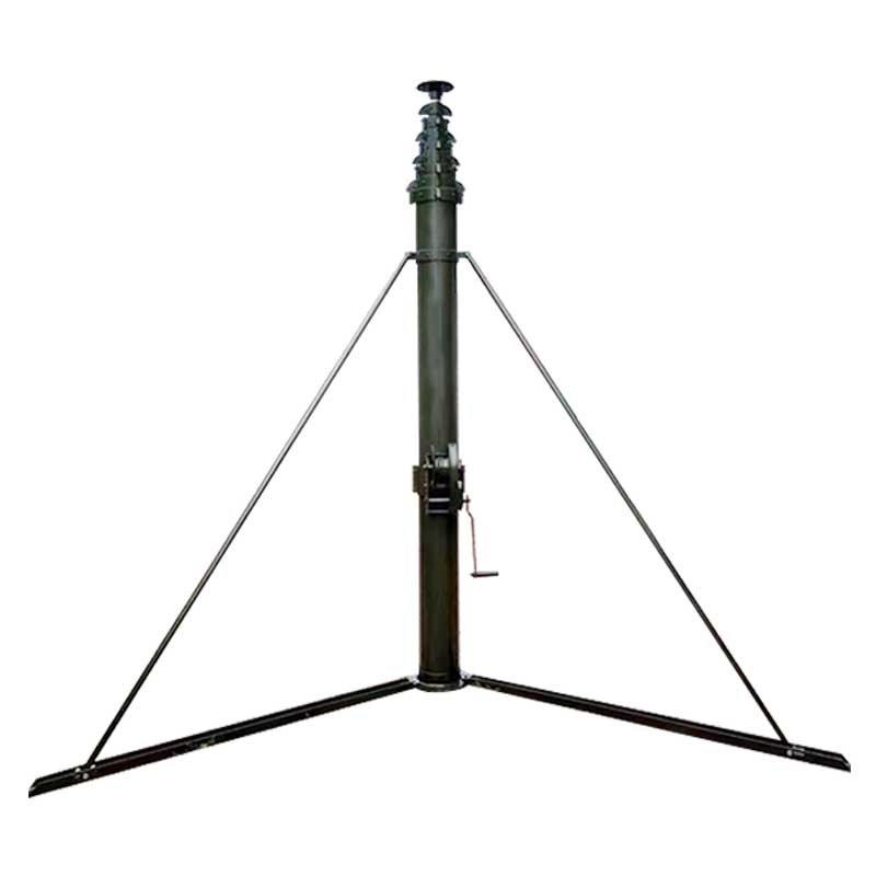 アマチュア無線ハンドクランクアップ用15mアルミニウム伸縮式アンテナ