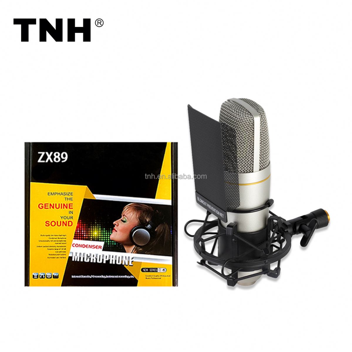 CM-ZX89 Professional Condenser Microphone for Gaming & Karaoke