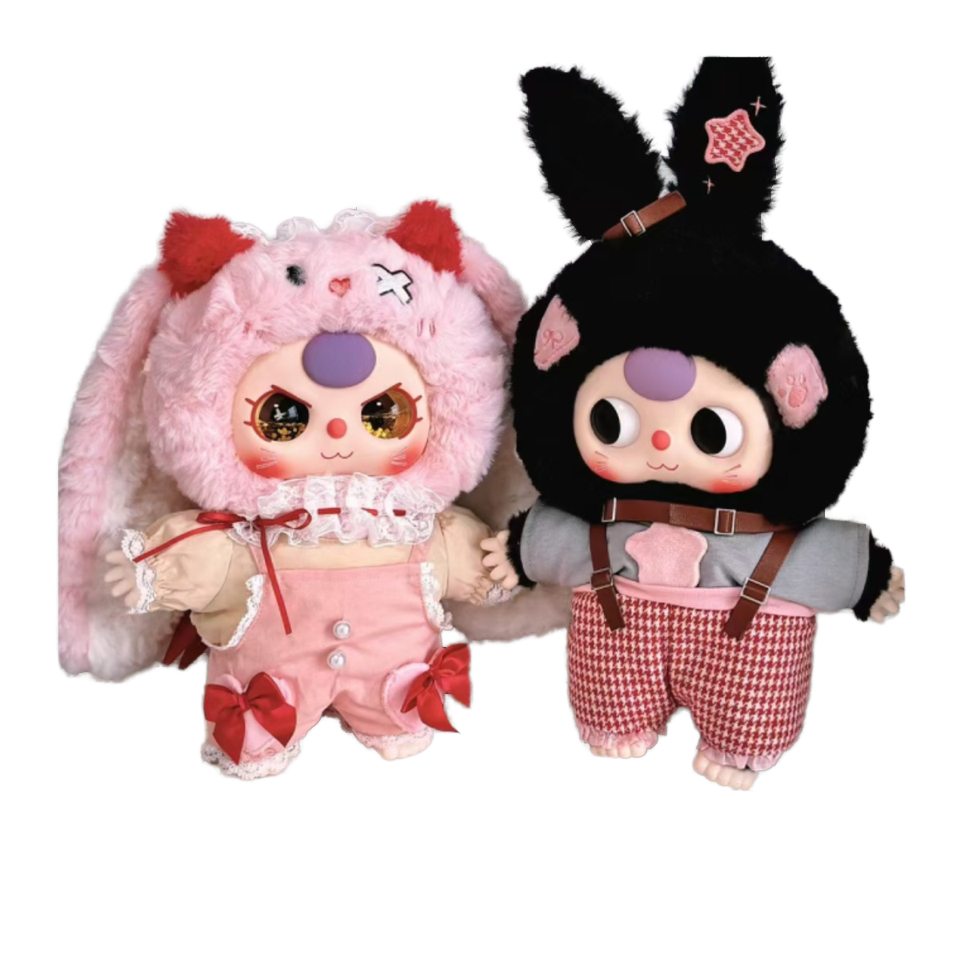 Original Baby Three 400% Shanghai Limited Edition Black Rabbit