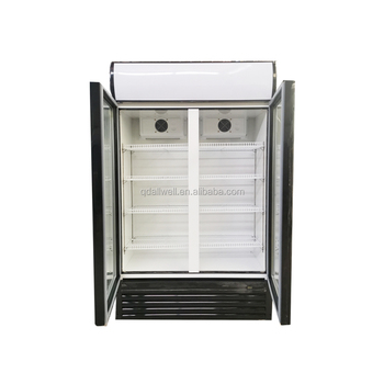 縦型ドリンク冷凍ショーケース ガラス扉 ドリンク陳列棚 飲料冷蔵庫