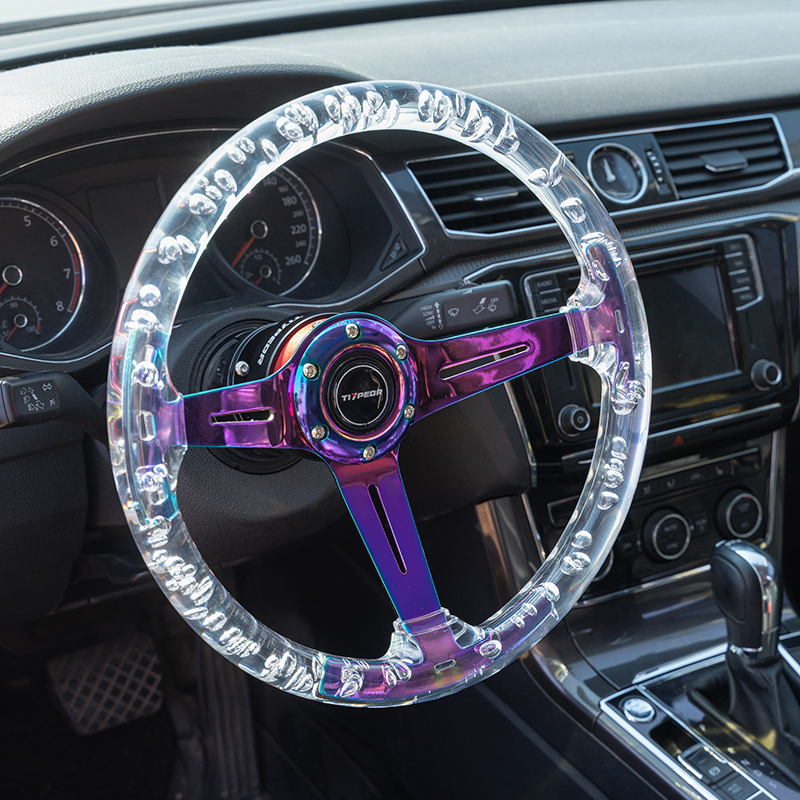 クリアステアリングホイール | 専門カー改造用ステアリングホイール